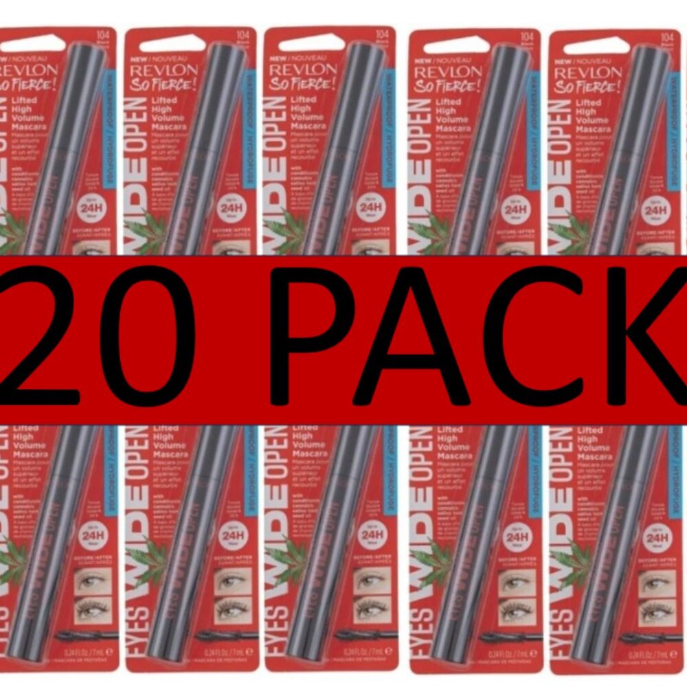 Revlon so fierce eyes wide awake mascara 20 PACK shade 104 black